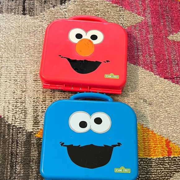 Sesame Street toy alphabet and number cases - Picture 1 of 5